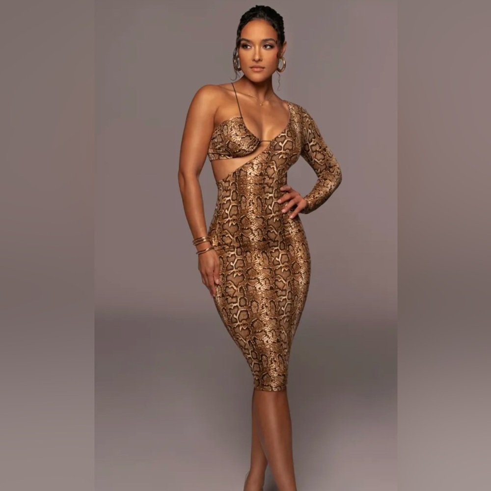 Snakeskin Rule Breaker Dress